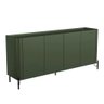 Balcão Buffet 180cm Porta Lisa 100% Mdf com Pés em Metal - 1