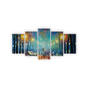 Ver imagem 1 de Quadro Mosaico 05 Pç Banco da Praça- 1,18 x 0,60-Quarto-Sala