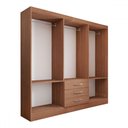 Ver imagem 6 de Guarda-roupa Casal Vigo 6 Portas 3 Gavetas Cinamomo - Panorama Móveis
