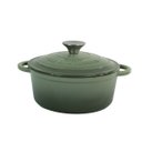 Ver imagem 2 de Jogo de Panelas de Ferro Fundido Esmaltado 4 Peças Verde