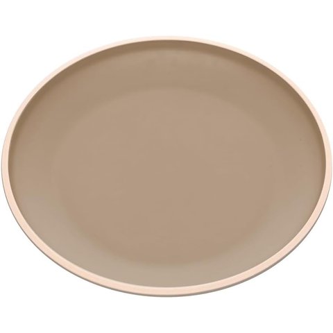 Prato Raso de Melamina Class Bege 27cm - Wolff