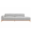Ver imagem 4 de Sofá Unne 2 Lugares 180cm Terminal Esquerdo Boucle Cinza - Sallar Home