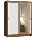 Ver imagem 3 de Guarda-roupa Solteiro Madesa Dallas 2 Portas de Correr com Espelho 2 Gavetas