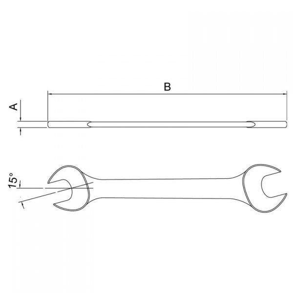 Chave Fixa 10x11mm Tramontina PRO - 2