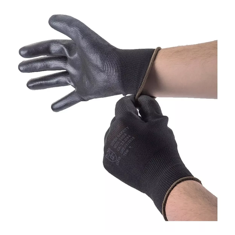 50 Pares de Luva Pu Emborrachada Tamanho Único