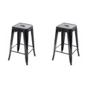 Ver imagem 1 de KIT 2 BANQUETAS TOLIX 76CM PRETO