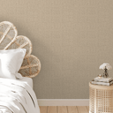Ver imagem 1 de Papel de Parede Texturizado Linho Bege