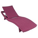 Ver imagem 2 de Espreguiçadeira Açucena Piscina Jardim em Corda Náutica e Alumínio