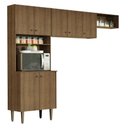 Ver imagem 2 de Armário de Cozinha Compacta Quiosque 235cm Rustic Gourmet Madesa Xa Rustic