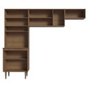 Ver imagem 1 de Armário de Cozinha Compacta Quiosque 235cm Rustic Gourmet Madesa Xa Rustic