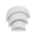 Ver imagem 1 de Arandela Helix Led 2 Fachos Abertos Romalux 3000k 6W Bivolt Branco