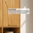 Ver imagem 5 de Armário Aéreo 3 Portas 100% MDF 120cm Malta Espresso Móveis Marrom/Amêndoa