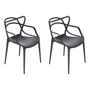 Kit 2 Cadeiras Allegra Preto