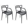 Kit 2 Cadeiras Allegra Preto - 1