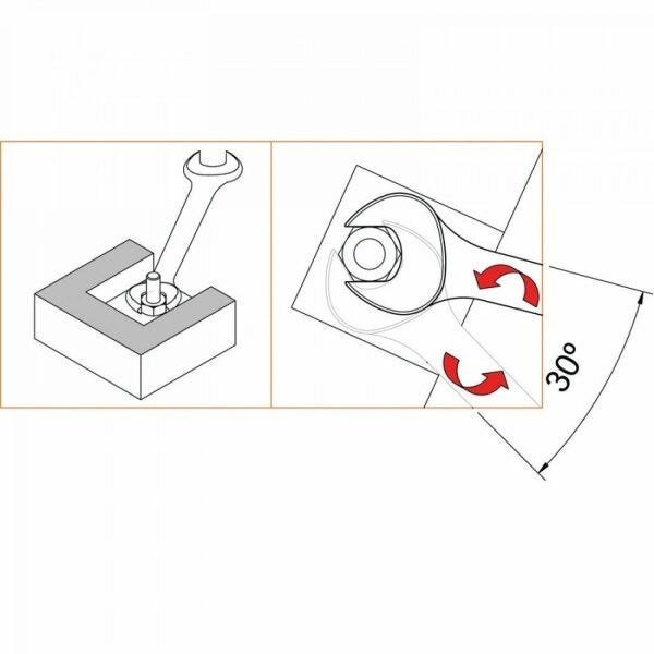 Chave Fixa 15/16x1" Tramontina PRO - 3