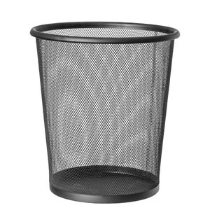 Cesto P/ Lixo Metal 8l Aramado / Telado Preto Mood - Nobre