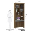 Ver imagem 3 de Bancada de Estudos Modulada 1 Porta 90cm Veneza Luciane Móveis