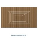 Ver imagem 5 de Painel Ripado para TV 86 Polegadas Planejado 360x230cm Aruá CabeCasa MadeiraOriginals Marrom/Jatobá