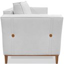 Ver imagem 2 de Kit 2 Poltronas Decorativas Balli Pes Madeira Linho Grigio Ezz Grigio
