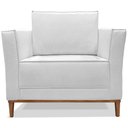 Ver imagem 4 de Kit 2 Poltronas Decorativas Balli Pes Madeira Linho Grigio Ezz Grigio