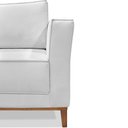 Ver imagem 3 de Kit 2 Poltronas Decorativas Balli Pes Madeira Linho Grigio Ezz Grigio