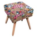 Ver imagem 1 de Puff Ibiza Quadrado Estampado Pato Donald D86