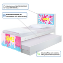 Ver imagem 3 de Bicama Solteiro Slime Rosa