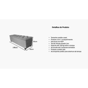 Ver imagem 3 de Puf Baú Recamier Estofado Casal Azul Marinho 140x40x45cm Produto com Alta Qualidade e Conforto