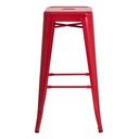 Ver imagem 2 de Banqueta Tolix Iron Design Industrial 76cm Vermelho Cozinha Bar Bistro Bancada