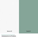 Ver imagem 2 de Guarda Roupa 90cm 2 Pts e 4 Gavetas Alpes Luciane Móveis Branco com Verde