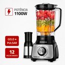 Ver imagem 3 de Liquidificador Mondial Turbo L-1100-Bi 12 Velocidades 1100W