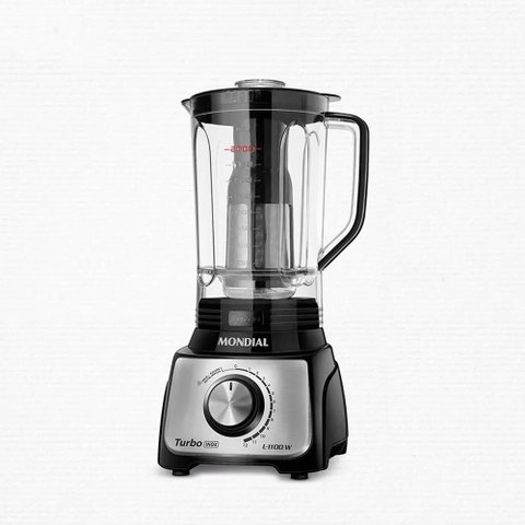 Liquidificador Mondial Turbo L-1100-Bi 12 Velocidades 1100W
