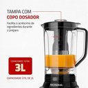Ver imagem 6 de Liquidificador Mondial Turbo L-1100-Bi 12 Velocidades 1100W