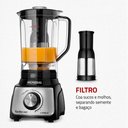 Ver imagem 5 de Liquidificador Mondial Turbo L-1100-Bi 12 Velocidades 1100W