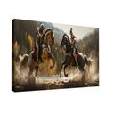 Ver imagem 1 de Quadro Cavaleiros Medievais -- Br Artes