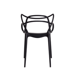 KIT 4 CADEIRAS ALLEGRA PRETO EMPILHÁVEL PARA COZINHA SALA DE JANTAR - 5