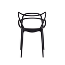 Ver imagem 5 de KIT 4 CADEIRAS ALLEGRA PRETO EMPILHÁVEL PARA COZINHA SALA DE JANTAR