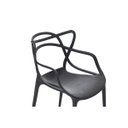 Ver imagem 6 de KIT 4 CADEIRAS ALLEGRA PRETO EMPILHÁVEL PARA COZINHA SALA DE JANTAR