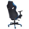 CADEIRA GAMER AZUL SUPER HERO GIRATORIA RECLINAVEL COM AJUSTE DE ALTURA E BRAÇO 3D - 3