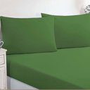 Ver imagem 2 de Jogo de Cama Malha Lençol 100% Algodão Gran Moratta 3 Peças King - Verde Bandeira