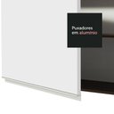 Ver mais imagens de Torre Quente Armário de Cozinha 60 cm 1 Porta 3 Gavetas Rustic/Branco Glamy Madesa