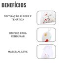 Ver imagem 4 de Ovos Páscoa Coelho Colorido Decorativos para Pendurar - 9 Un