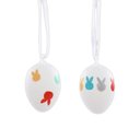 Ver imagem 3 de Ovos Páscoa Coelho Colorido Decorativos para Pendurar - 9 Un