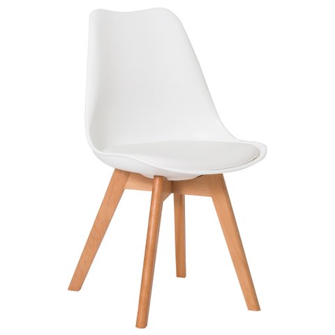 CADEIRA EAMES EIFFEL LEDA SAARINEN DESIGN BRANCO PARA MESA DE JANTAR SALA COZINHA