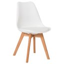 Ver imagem 1 de CADEIRA EAMES EIFFEL LEDA SAARINEN DESIGN BRANCO PARA MESA DE JANTAR SALA COZINHA
