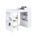 Ver imagem 1 de Cama Multifuncional Solteiro 1 Porta 3 Prateleiras CA6080 78x188cm Branco - Art In Móveis