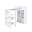 Ver imagem 3 de Cama Multifuncional Solteiro 1 Porta 3 Prateleiras CA6080 78x188cm Branco - Art In Móveis