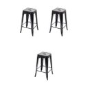 Ver imagem 1 de KIT 3 BANQUETAS TOLIX 76CM PRETO