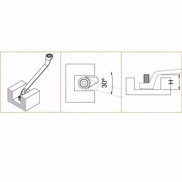 Chave Estrela 25x28mm Tramontina PRO - 3