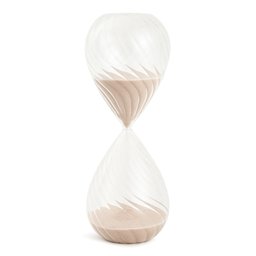 Ampulheta Decorativa em Vidro Areia Bege 90 Minutos 30cm 18730 Mart - 1 Ampulheta Decorativa em Vidro Areia Bege 90 Minutos 30cm 18730 Mart - 1